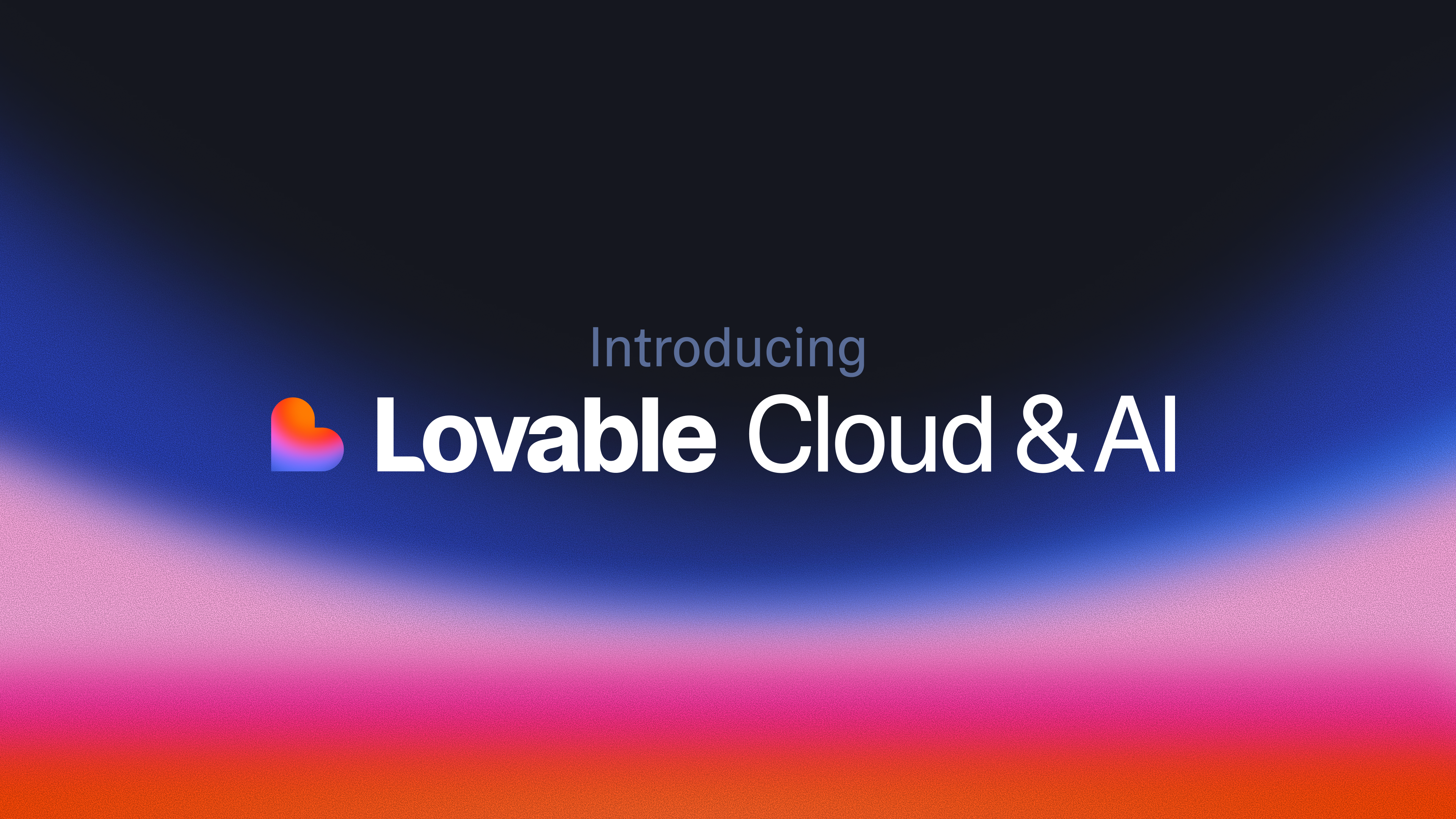Introducing Lovable Cloud and AI